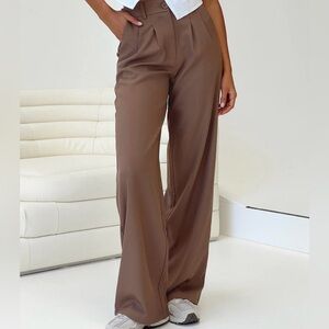 Princess Polly Brown Archer Pants